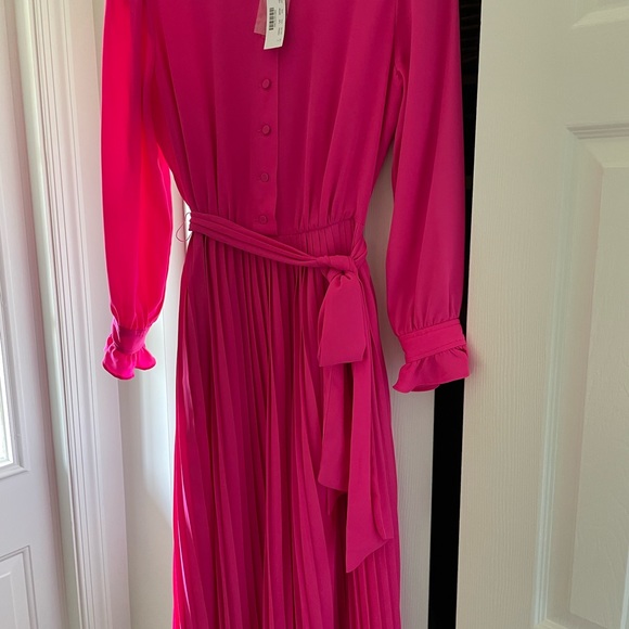 J Crew NWT pleated tie dress - Picture 6 of 7